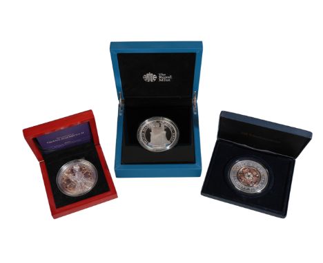ROYAL MINT DIAMOND JUBILEE SILVER 5OZ COIN(c.156.295g) in the original box and capsule with Certificate of Authenticity, no. 