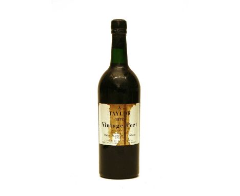 Taylors, Vintage Port, 1970, one bottle