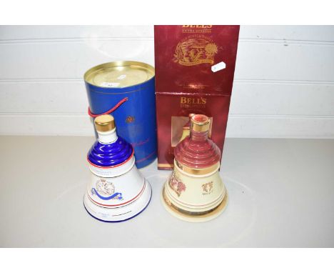 BELLS SCOTCH WHISKEY COMMEMORATIVE WADE DECANTERS, CHRISTMAS 1996 AND THE BIRTH OF PRINCESS BEATRICE