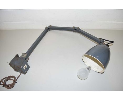 VINTAGE WALL MOUNTED ANGLEPOISE TYPE LAMP