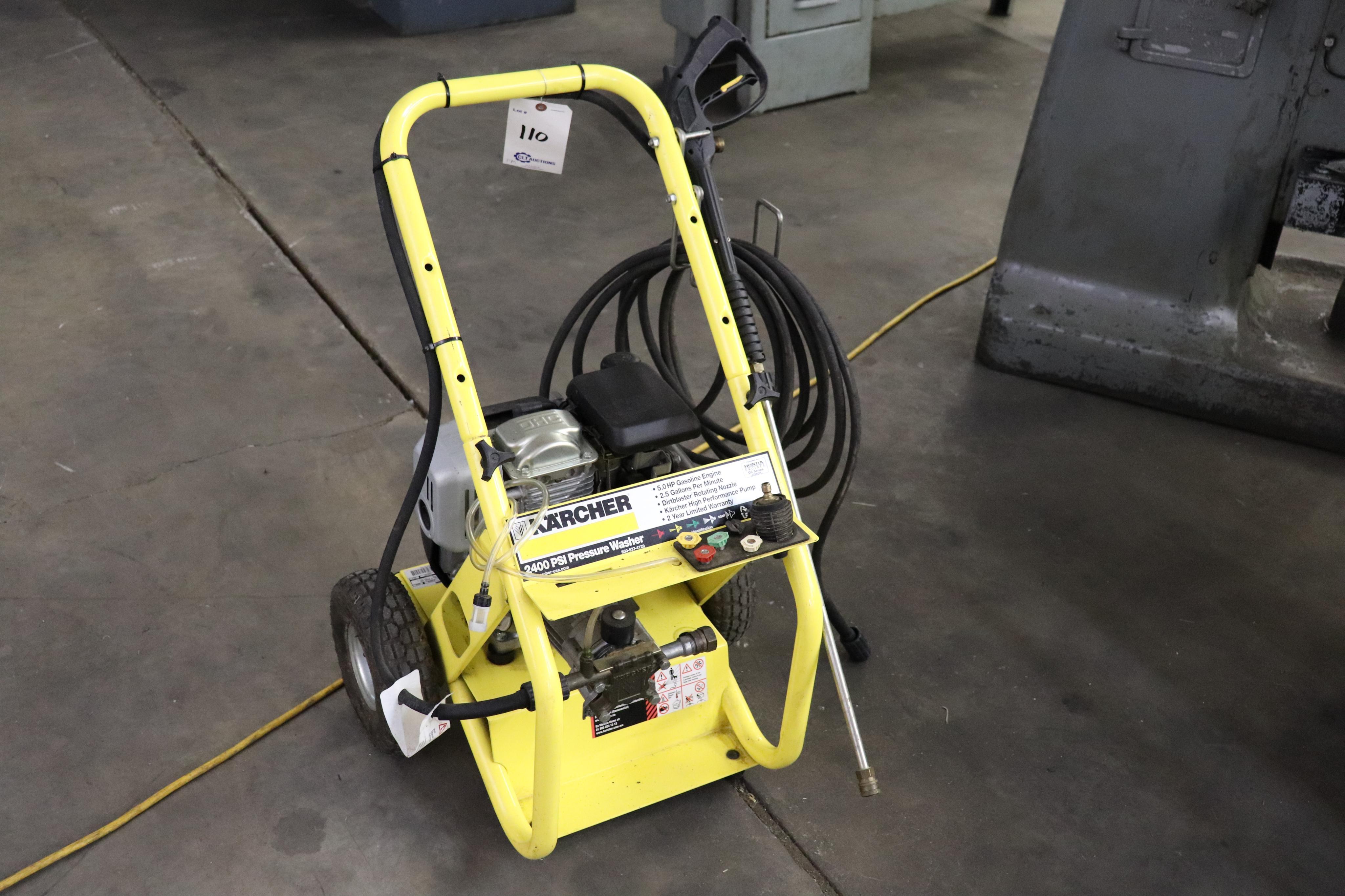 Karcher 2400 PSI pressure washer