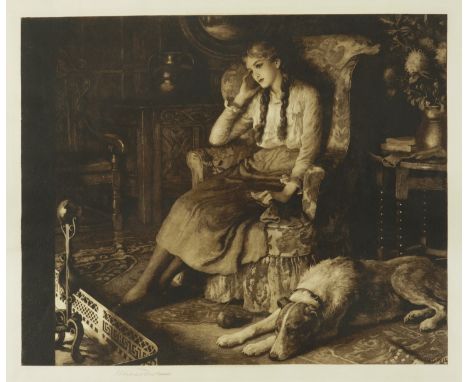 HERBERT DICKSEE (BRITISH, 1862-1942)The Twilight Hour (1916) signed 'Herbert Dicksee' (lower left margin), published by Frost