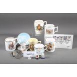 A quantity of early 20th century and later commemorative china and ephemera