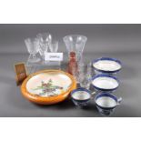 A quantity of mostly glassware, including vases and table glass, a quantity of Booths "Real Old