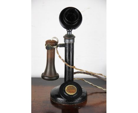A vintage candlestick telephone, for Northwood, 1616 Shropshire