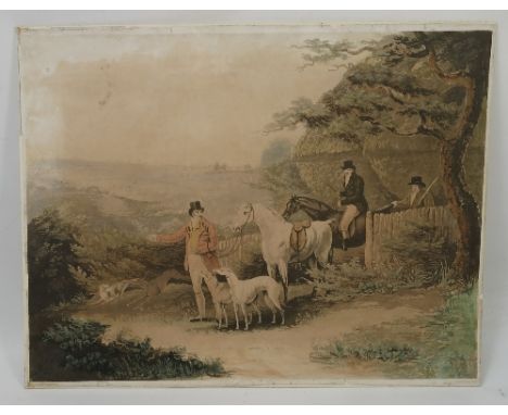 A set of four 19th century coursing prints after Wolstenholme, engraved by Reeve, 16.5 x 22.5