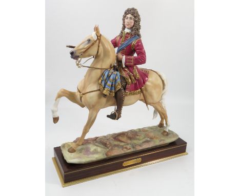 A Royal Worcester limited edition model, Marlborough, from the Famous Military Commanders series, modelled by Bernard Winskil