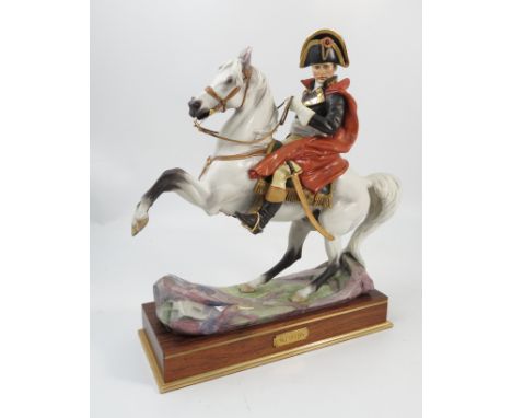 A Royal Worcester limited edition model, Napoleon Bonaparte, from the Famous Military Commanders series, modelled by Bernard 