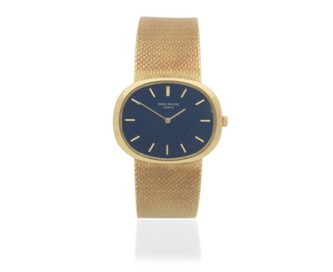 Patek Philippe. An 18K gold manual wind bracelet watchModel: Golden EllipseReference: 3583 1Date: Circa 1970Movement: 18-jewe
