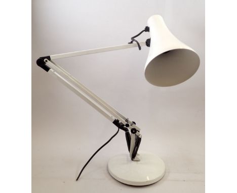 A white model 90 Anglepoise lamp 