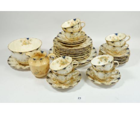 A late Victorian 'Eton' tea service 