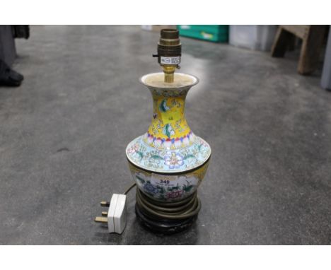 Cloisonne table lamp