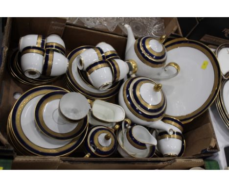 Bavarian part tea service, cups, saucers, plates, bowls etc 