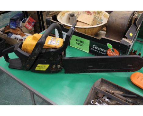 A McCulloch petrol chainsaw