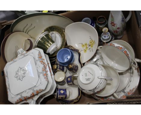 Crown Ducal, orange tree pattern bowls and tureen, Carlton ware dishes, Radford jug etc 