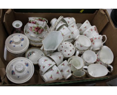 Duchess part tea set, a ladle, vase, candlestick etc  