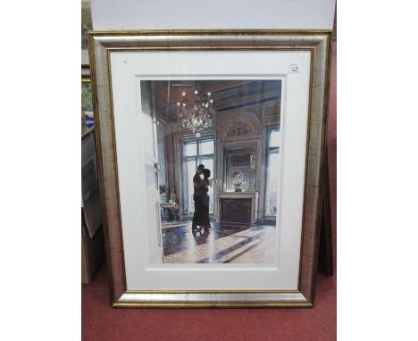 A large limited edition print by Rob Hefferan entitled 'Le danse de l'amour' pencil signed bottom right, 15/295 70 x 50cm.