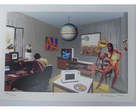 AFTER RICHARD HAMILTON (1922-2011) *ARR'Just What is it That Makes Today's Homes so Different?' (1993), colour laser print, s