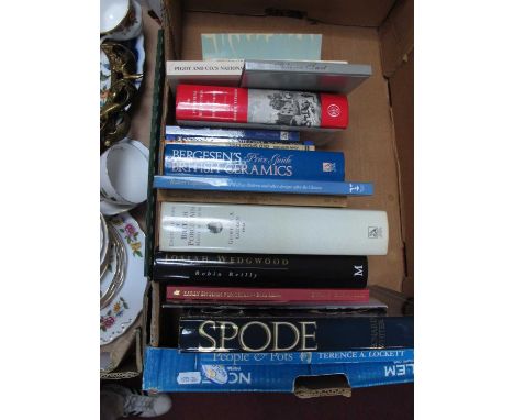 Encyclopedia of British Porcelain Manufacturers by Geoffrey A Godden Josiah Wedgwood by Robin Reilly, etc other reference boo