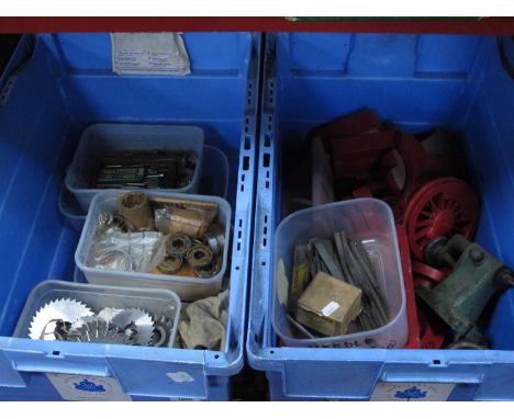 Engineering Tools - taps, dies, bearings, cutting wheels including Moore, Wardson, Fearless, Jonas &amp; Colver, lathe part S