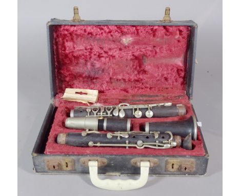 An early 20th century clarinet. 