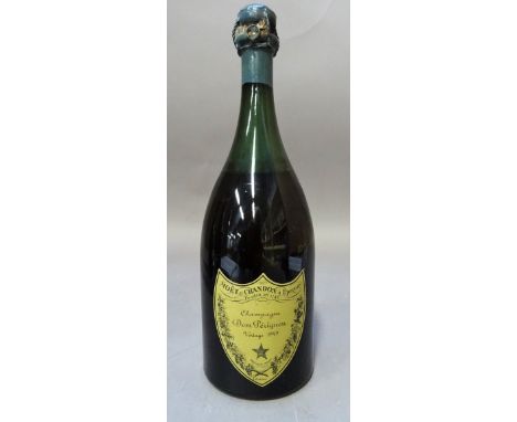 One bottle of 1949 Dom Perignon Vintage Champagne. (Level at high shoulder, re-labeled and re-capsuled).