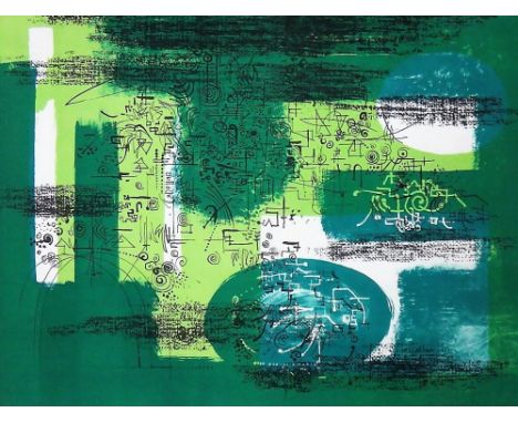 John Piper (1903-1992), Ironbridge, colour lithograph, signed and numbered 65/75, unframed, 59cm x 82cm. DDS  