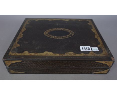 A quantity of Chinese mother-of-pearl gaming counters, 19th century, various shapes and engravings, (approx 140), contained i