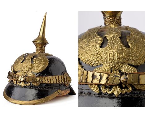 A miniature infantry officer's pickelhaube, dating: first quarter of the 20th Century, provenance: Prussia, dating: first qua
