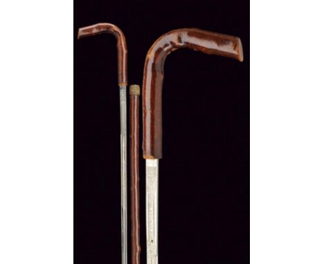 A sword stick, dating: Late 19th Century, provenance: Europe, dating: Late 19th Century, provenance: Europe, Straight, single