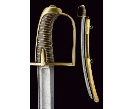 A revolution period hussar's sabre, dating: 1796 - 98, provenance: France, dating: 1796 - 98, provenance: France, Curved, sin