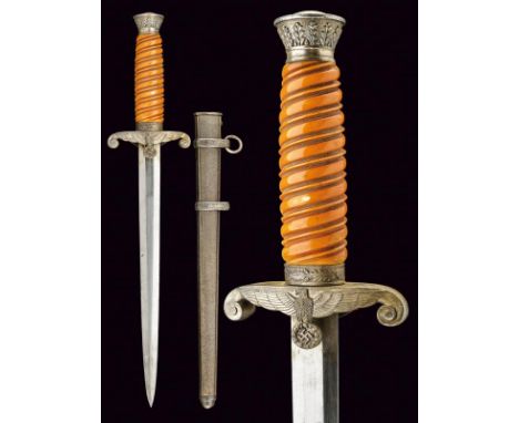 A Heer dagger, dating: 20th Century, provenance: Germany, dating: 20th Century, provenance: Germany, Straight, double-edged b