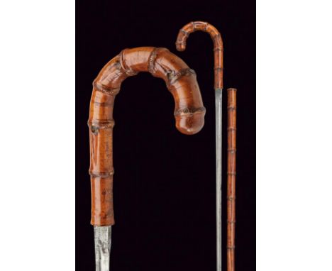 A sword stick, dating: Late 19th Century, provenance: Europe, dating: Late 19th Century, provenance: Europe, Strong, straight