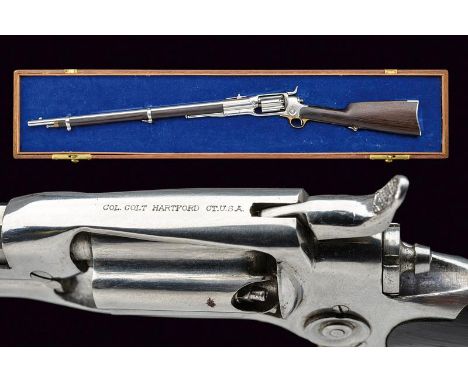 A beautiful miniature of a Colt 1855 Military Musket, dating: 20th Century, provenance: USA, dating: 20th Century, provenance