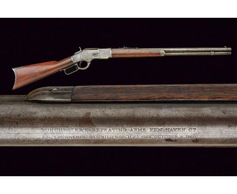 Winchester Model 1873 Rifle, dating: 1875-1890, provenance: USA, dating: 1875-1890, provenance: USA, Octagonal, rifled barrel