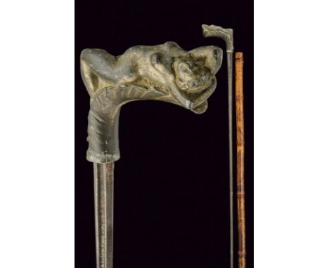 A sword stick, dating: Late 19th Century, provenance: Europe, dating: Late 19th Century, provenance: Europe, Straight, sword 