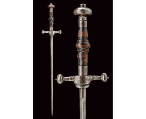 A stylet, dating: 17th Century, provenance: Italy, dating: 17th Century, provenance: Italy, Long blade of lozenge section, th