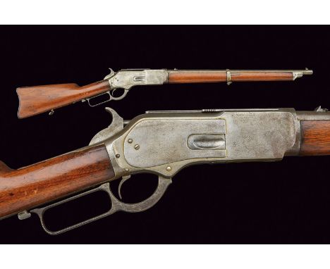 Winchester Model 1876 Carbine late second model, dating: 1875-1890, provenance: USA, dating: 1875-1890, provenance: USA, Roun