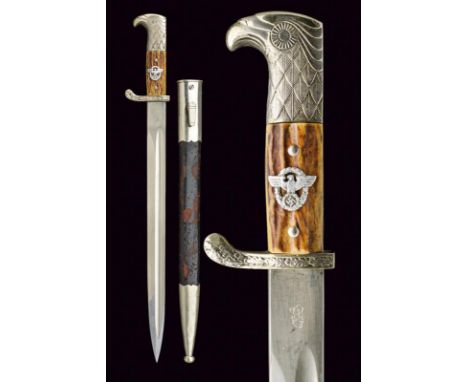 A parade police bayonet, dating: 1933-45, provenance: Germany, dating: 1933-45, provenance: Germany, Straight blade with a ma