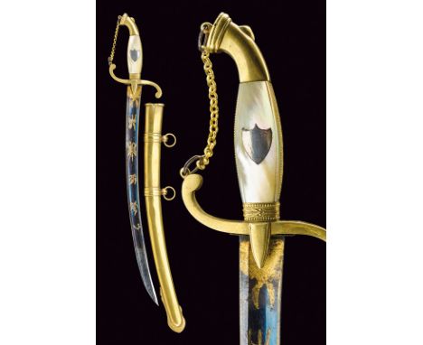 A navy dagger, dating: first quarter of the 19th Century, provenance: France, dating: first quarter of the 19th Century, prov