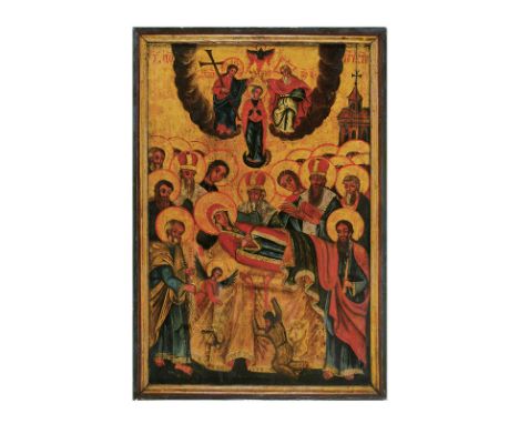 Dormition of the Mother of God, dating: mid-18th Century, provenance: Romania, dating: mid-18th Century, provenance: Romania,