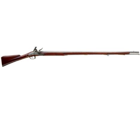 46inch sighted barrel engraved 41 FREEMAN LONDON, the lockplate signed FREEMAN and engraved 41 across the tail, full stock wi
