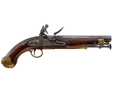 to the Wiltshire Yeomanry Cavalry, 9inch barrel with military proofs, regulation bolted lock with crowned WR cypher and gover