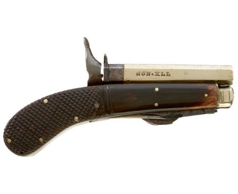 3.75inch sighted octagonal nickel barrel stamped NON XXL to the right side and UNWIN &amp; RODGERS PATENTEES SHEFFIELD on the