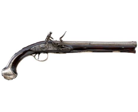 10inch sighted two-stage barrel signed Twigg LONDON, border engraved stepped lock signed Twigg, full stocked with hallmarked 
