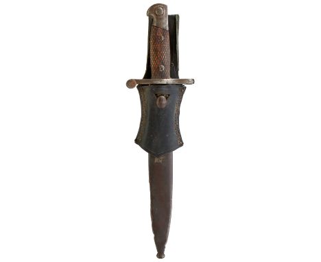 complete with scabbard and frog, together with an 1853 Pattern socket bayonet, a Model 1866 Chassepot bayonet and a 1907 Patt