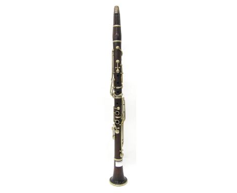 English cocuswood simple system clarinet in Bb, circa 1880