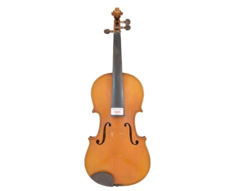 French Stradivarius copy violin, 14 1/16", 35.70cm