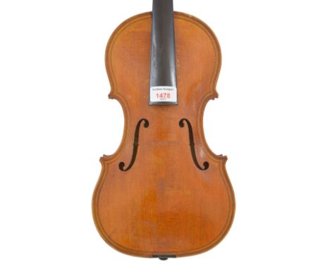 Maggini copy violin labelled Paul Bailly, Luthier, Ancien eleve de J.-B. Vuillaume, 8 Medailles á Paris, Sydney, Melbourne...