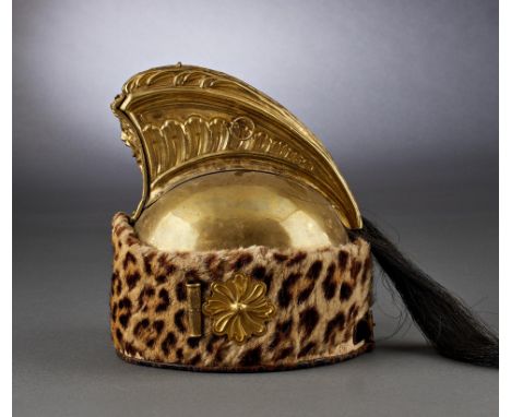 Militaria Ausland - Frankreich : Französischer Dragonerhelm, vermutlich der Legion Condé, Ende 18. Jahrhundert.Die Helmglocke